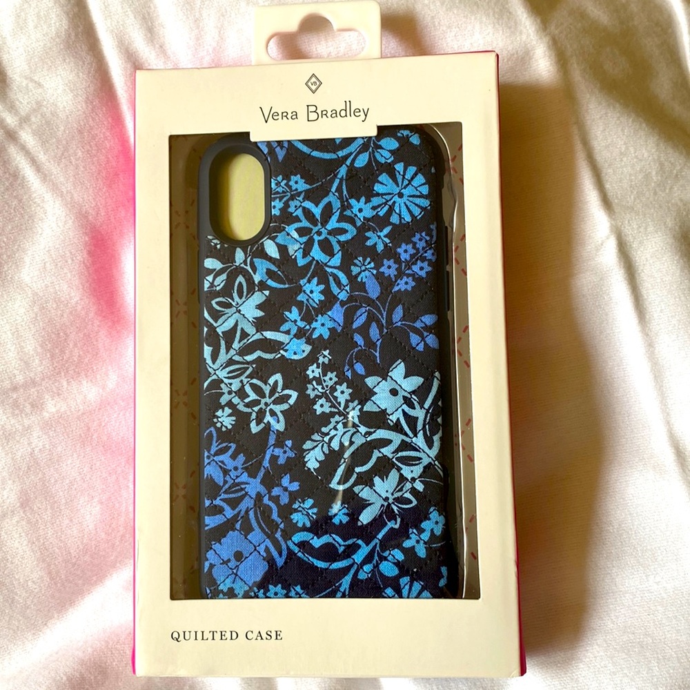 🚦NWT Vera Bradley Quilted iPhone X Case